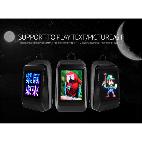 BIOSLED LOY   LED Display Advertising Backpack - Programmable DIY text, Emoji, picture & animation
