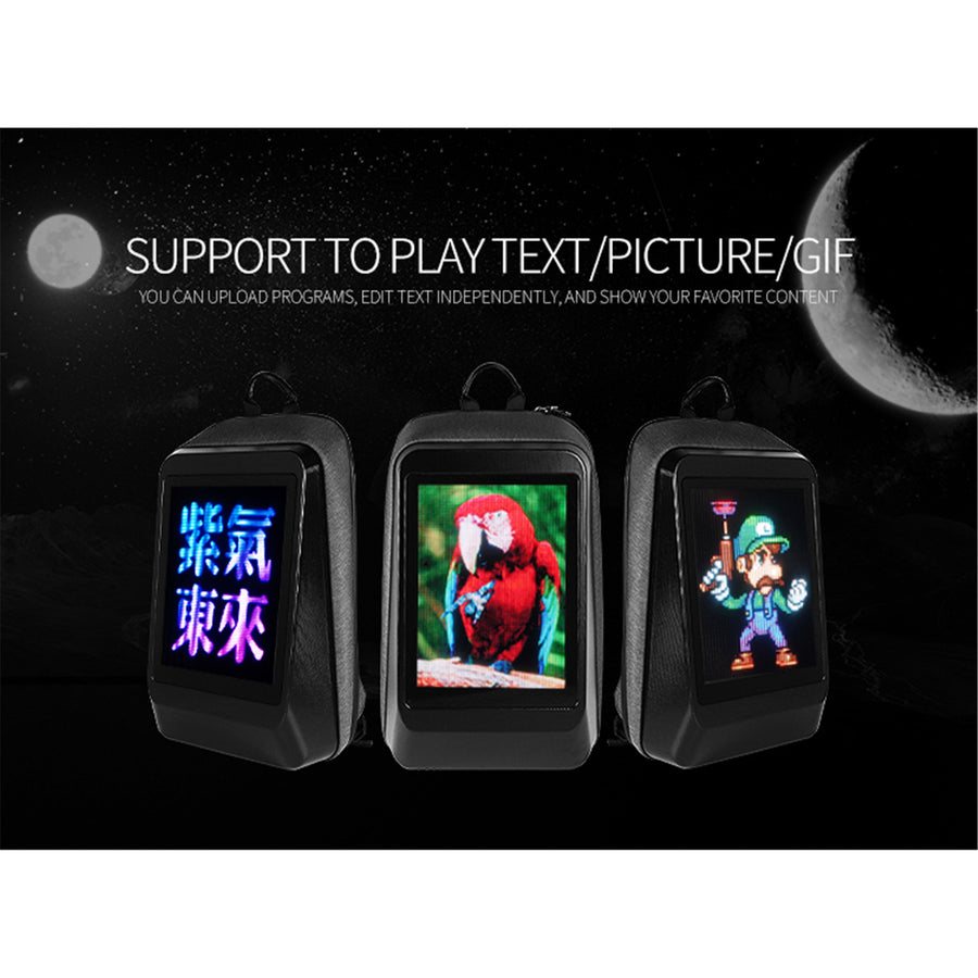 BIOSLED LOY   LED Display Advertising Backpack - Programmable DIY text, Emoji, picture & animation