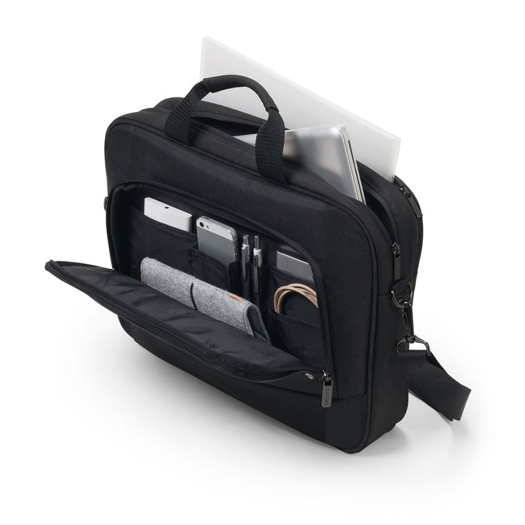 Dicota Top Traveller BASE   Laptop Toploader Carry Bag for 13"-14" Notebook - Black