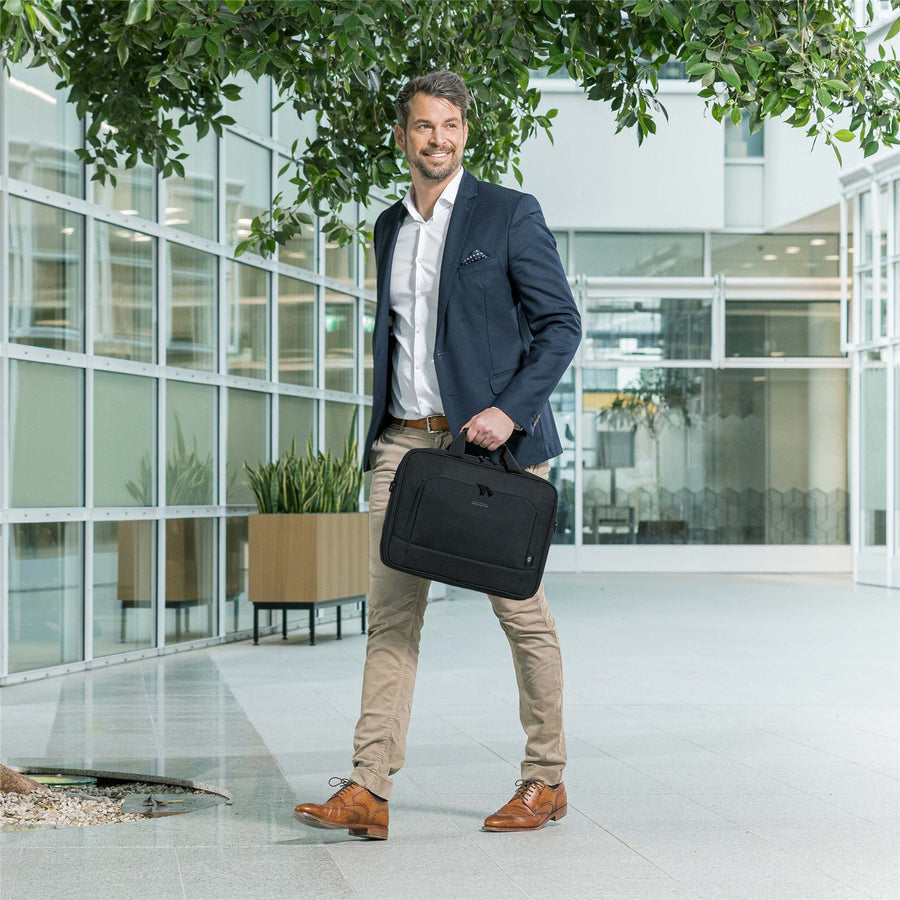 Dicota Top Traveller BASE   Laptop Toploader Carry Bag for 15.6" Notebook - Black
