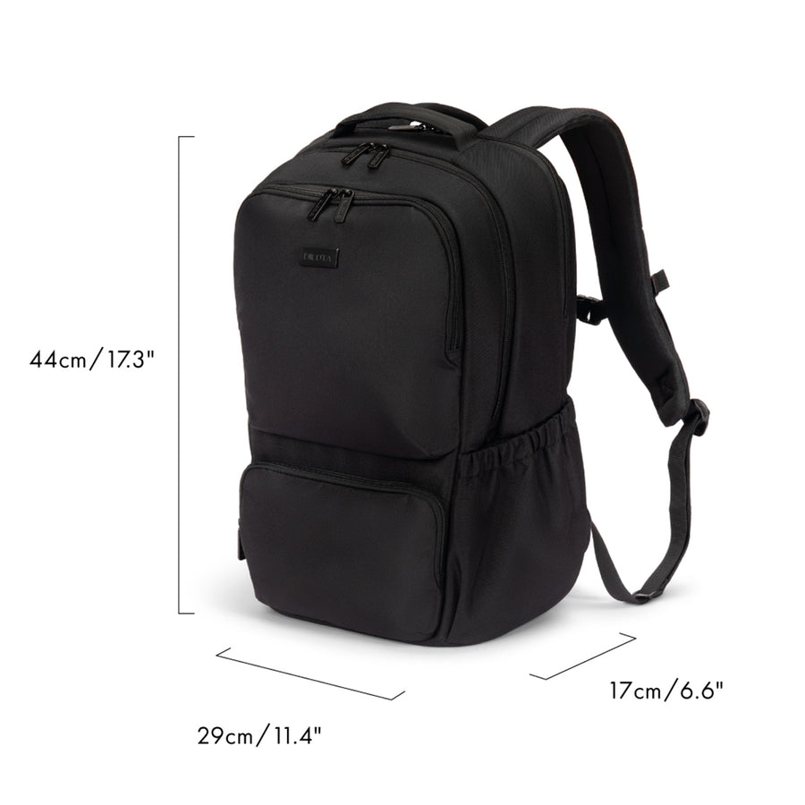 Dicota Rucksack COMPANION Laptop Backpack for 13"-16" Notebook - Black - 17L