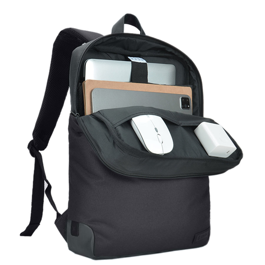 EV013 - Evol Byron 15.6" - 16" Water Resistant Laptop Backpack Black