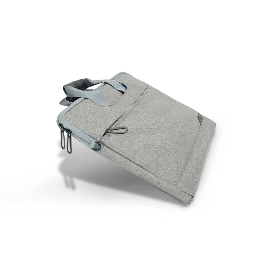 EV030 - Evol Allure 13.3" - 14.1" Nylon Laptop Briefcase Silver