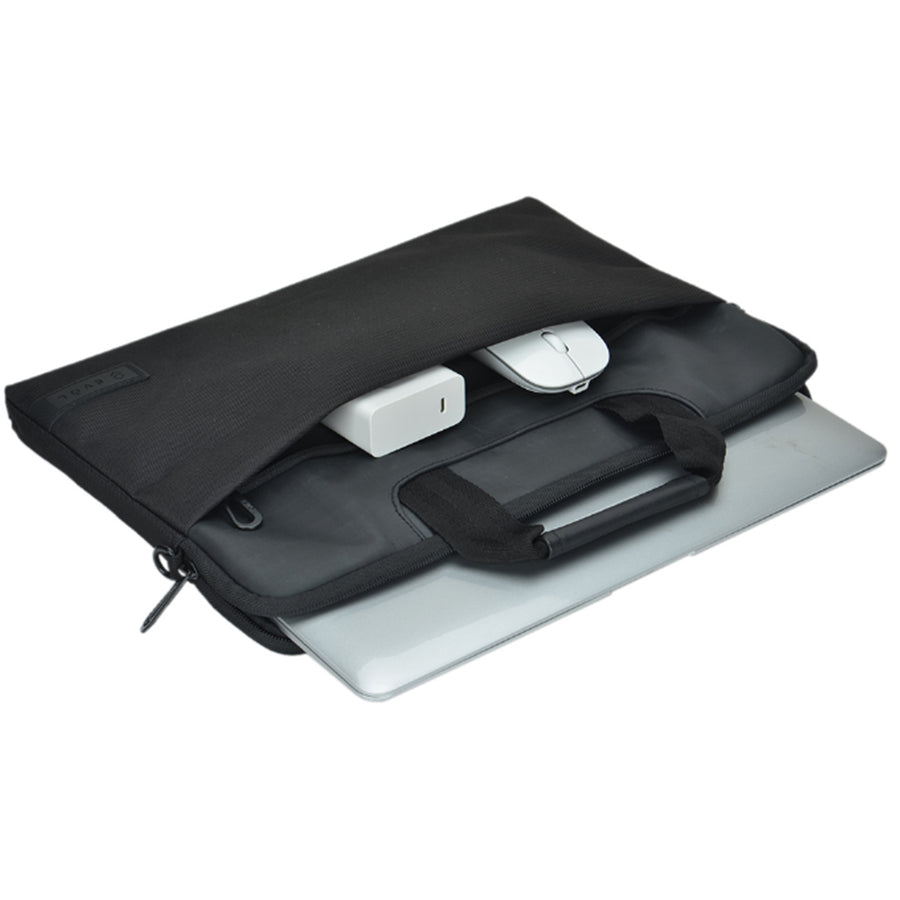 EV034 - Evol Byron 13.3" - 14.1" Water Resistant Slim Briefcase Black