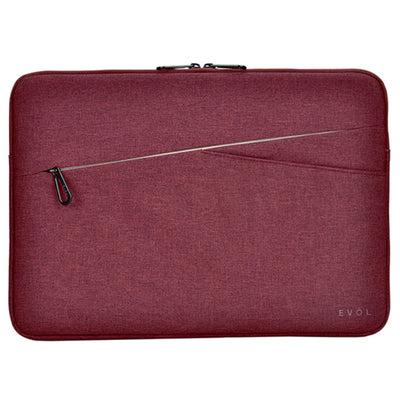 EVOL Sienna 13.3" Laptop Sleeve - Maroon