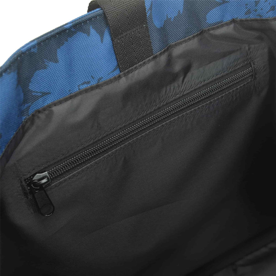 Evol EVR152 - Generation Earth Artisan Recycled Tote Bag – Blue Flower