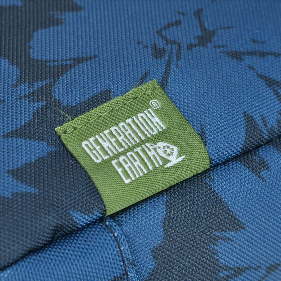 Evol EVR152 - Generation Earth Artisan Recycled Tote Bag – Blue Flower