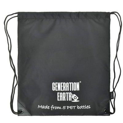 Evol EVACC9 - Generation Earth Recycled Drawstring Backpack – Black