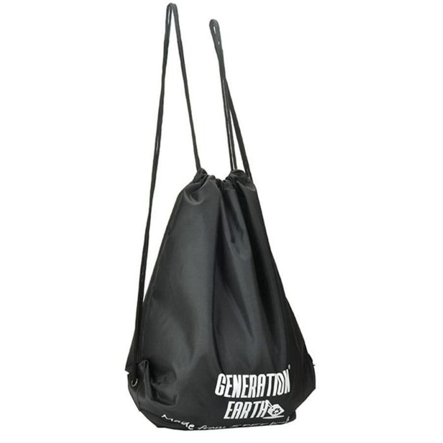 Evol EVACC9 – Generation Earth Rucksack mit Kordelzug aus Recyclingmaterial – Schwarz