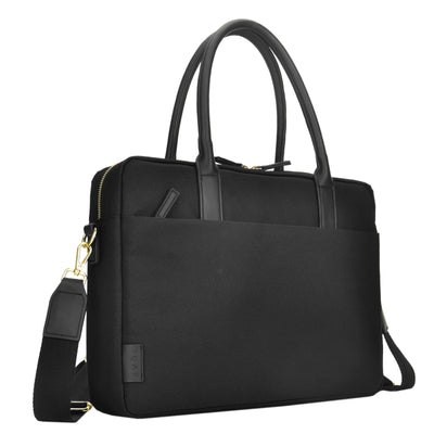Evol EVR119 - Generation Earth Berlin Recycled 13.3"-14.1" Laptop Ladies Briefcase – Black