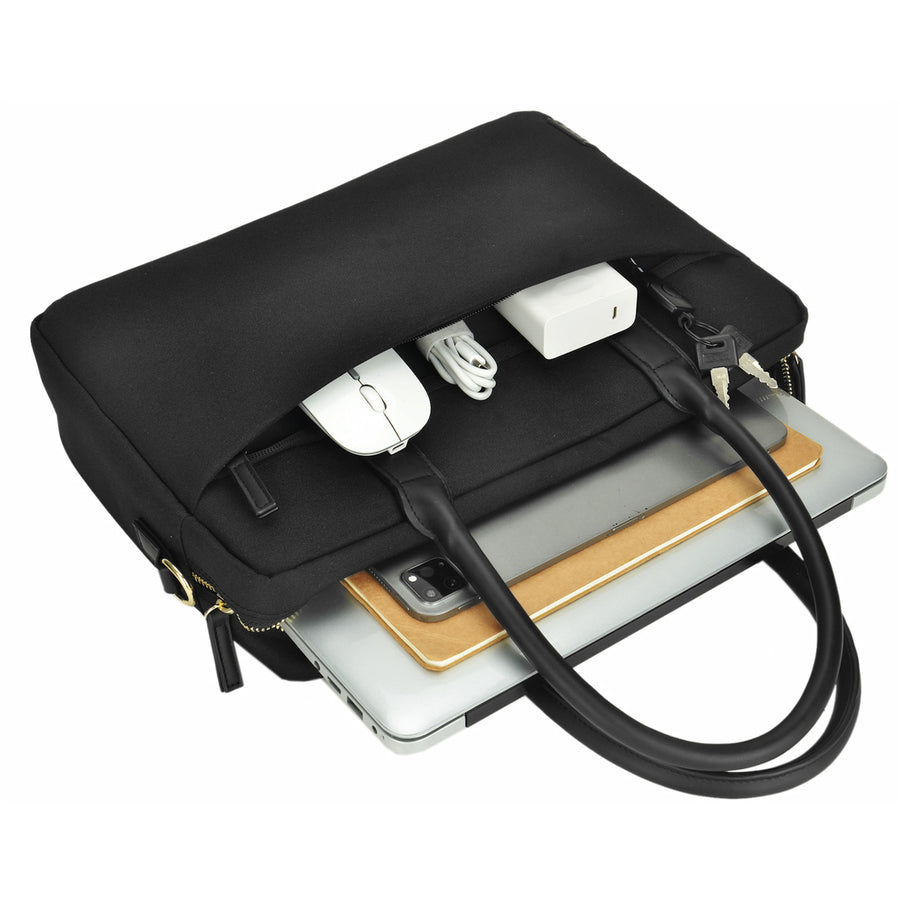 Evol EVR119 - Generation Earth Berlin Recycled 13.3"-14.1" Laptop Ladies Briefcase – Black