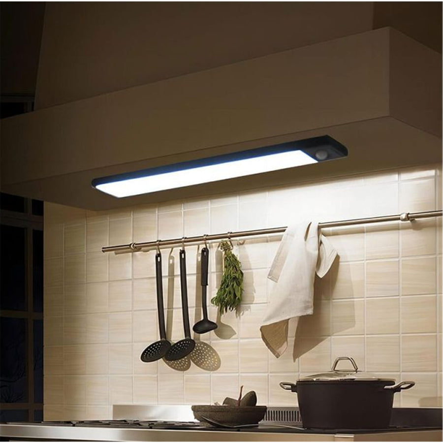 EVOL EV372RC Wiederaufladbare Sensor-LED-Schrankleuchte 324mm 135 Lumen On/Off/Auto-FunktionenBewegungssensor USB-Ladekabel - Micro-Typ-C-USB-Kabel