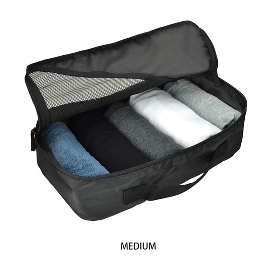 Evol EVACC5 - Generation Earth Recycled Packing Cubes Set of 4 – Black