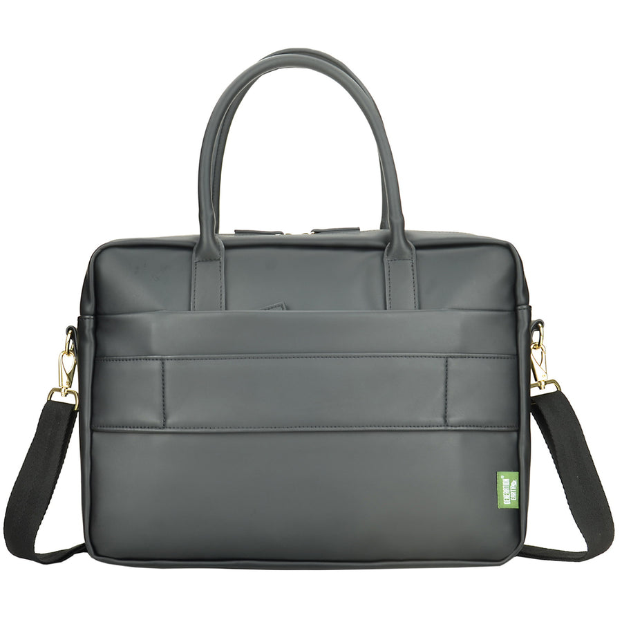 Evol EVR126 - Generation Earth Berlin Recycled 13.3"-14.1" Laptop PU Ladies Briefcase – Black
