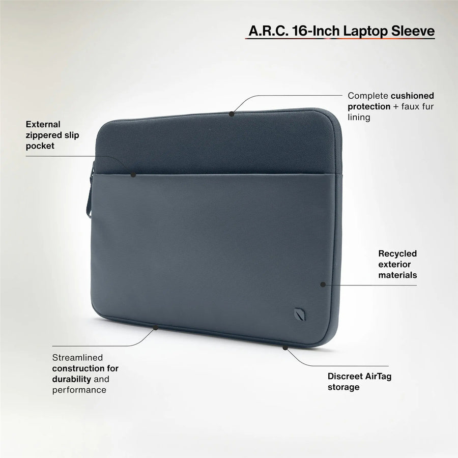 Incase A.R.C   Laptop Sleeve for 16" Notebook Macbook - Navy
