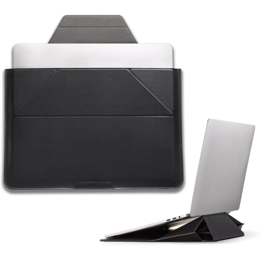 MOFT 2-in-1 Laptop Carry Sleeve with Built-in Adjustable Stand for 15"-16" laptops   - Night Black