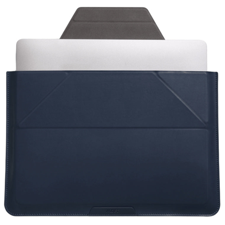 MOFT 2-in-1 Laptop Carry Sleeve with Built-in Adjustable Stand for 15"-16" laptops   - Navy Blue