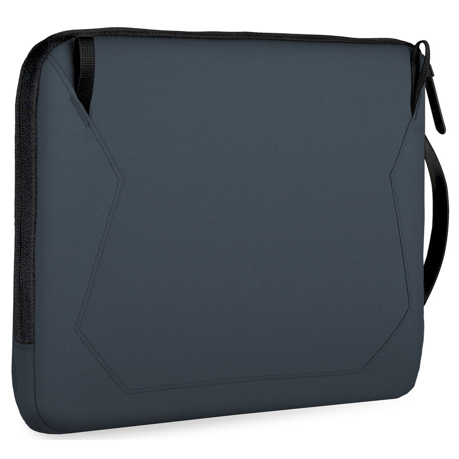 STM Myth Laptophülle mit abnehmbarem Gurt für Apple MacBook Air & Pro & Neo 13"-14" – Mitternachtsblau