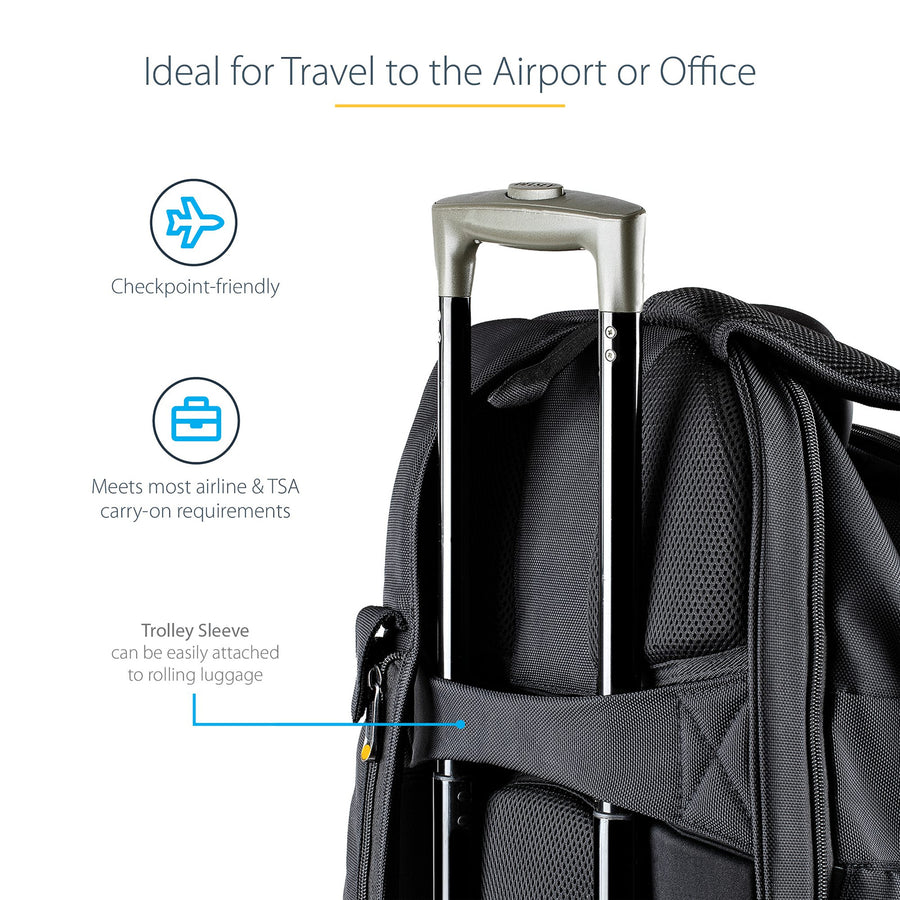StarTech.com  NTBKBAG156 15.6" Laptop Backpack with Removable Accessory Organizer Case