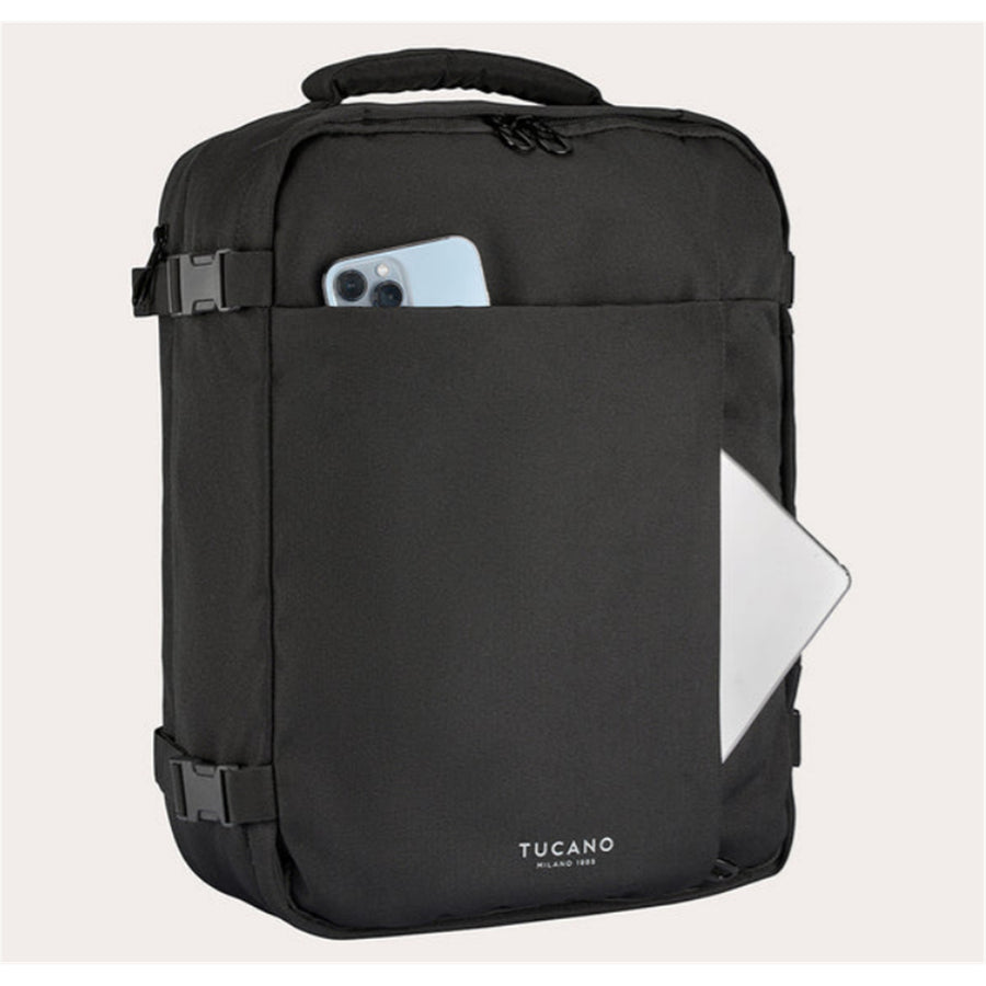 Tucano  Tugo  Carry On Travel Backpack for Laptop 15.6" Macbook Pro 16" - Black