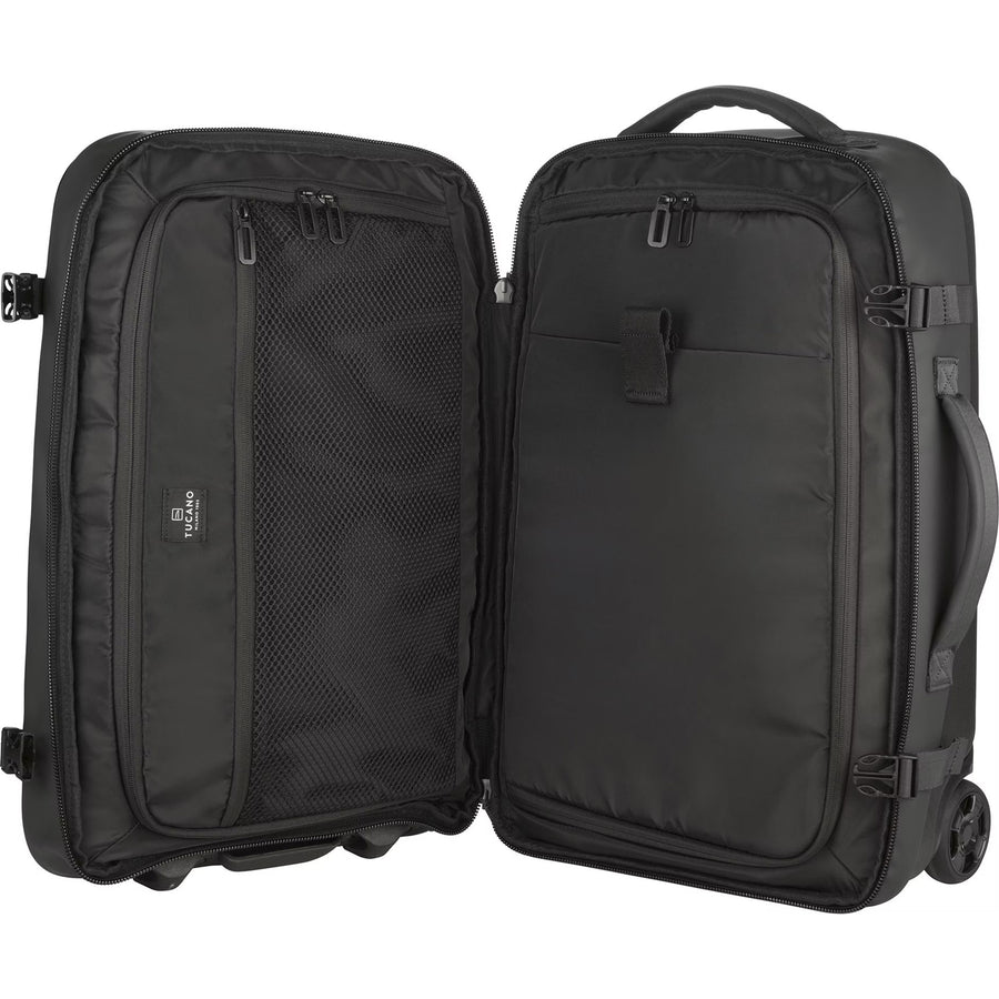 Tucano  GOMMO  Cabin Luggage Travel Trolley - Black