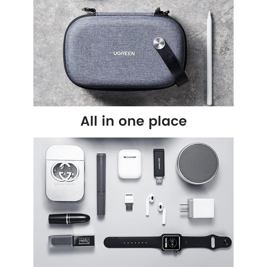 UGREEN    Travel Gadget Case Bag Electronics Accessories Organiser Travel Carry Hard case