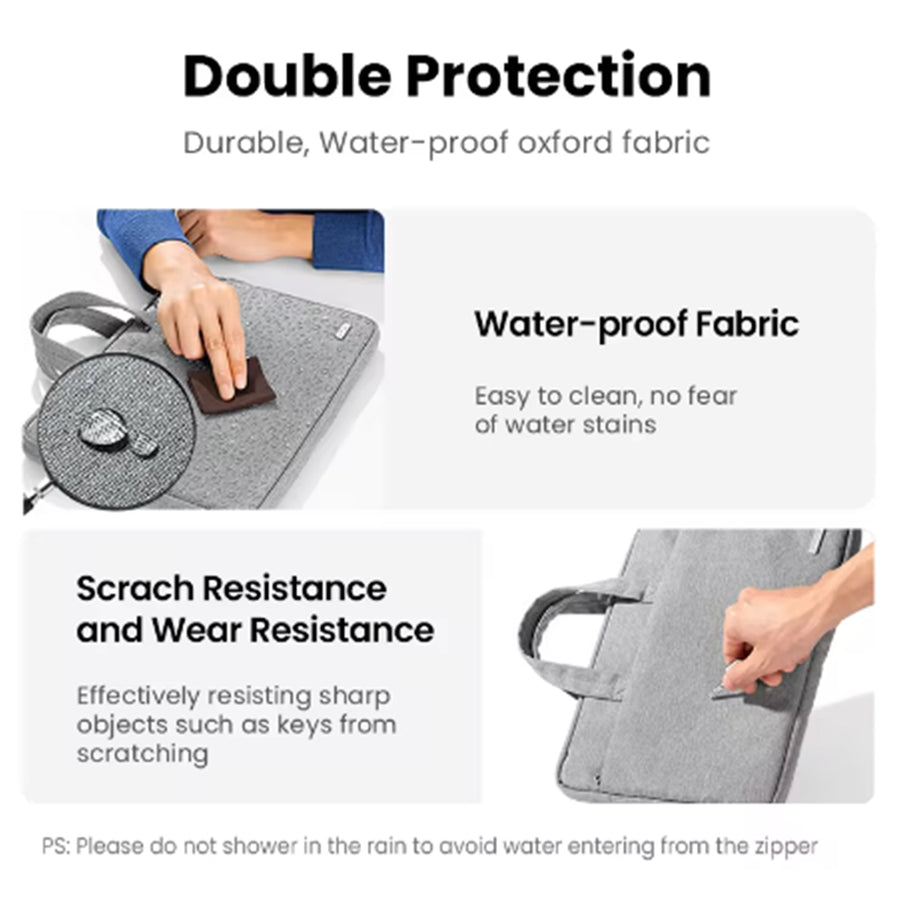 UGREEN Laptop Carry Bag & Tablet Case for 15.6"-15.9" Notebook - Grey