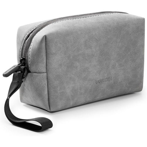 UGREEN    Travel Gadget Storage Bag with Grid Lanyard - Grey