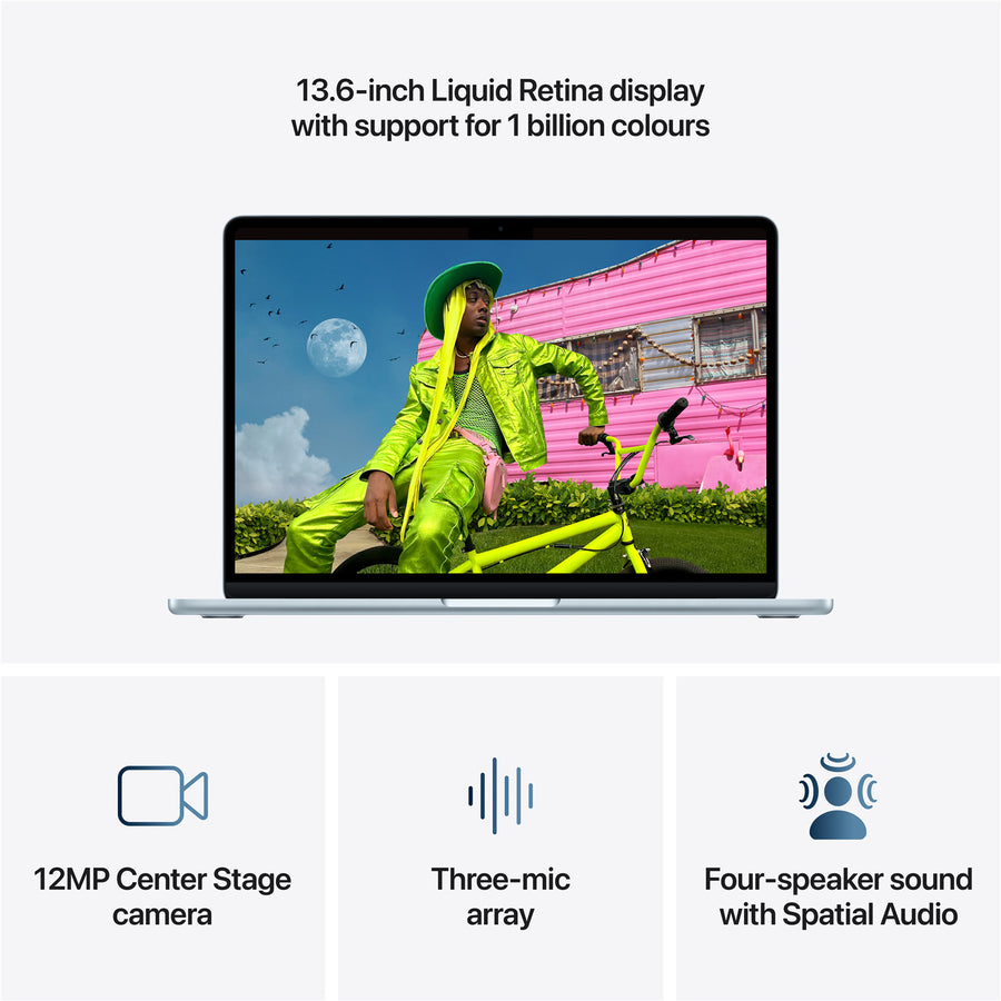 Apple MacBook Air 13-inch - CTO  Laptop with M5 Chip - Sky Blue