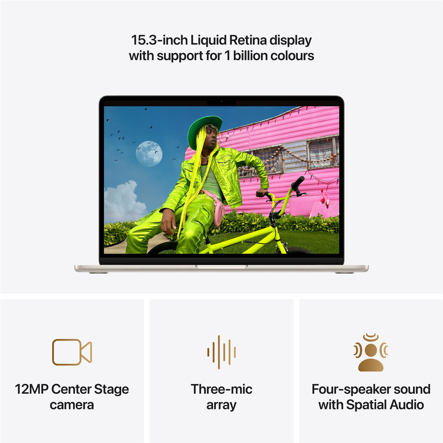 Apple MacBook Air 13-inch - CTO  Laptop with M5 Chip -  Starlight