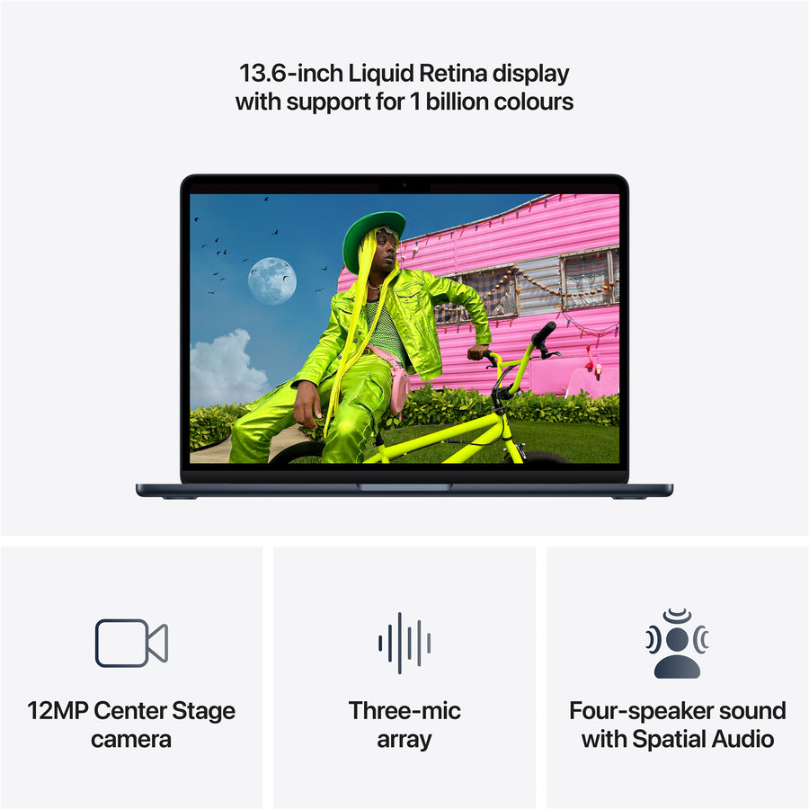 Apple MacBook Air 13-inch- CTO  Laptop with M5 Chip -  Midnight