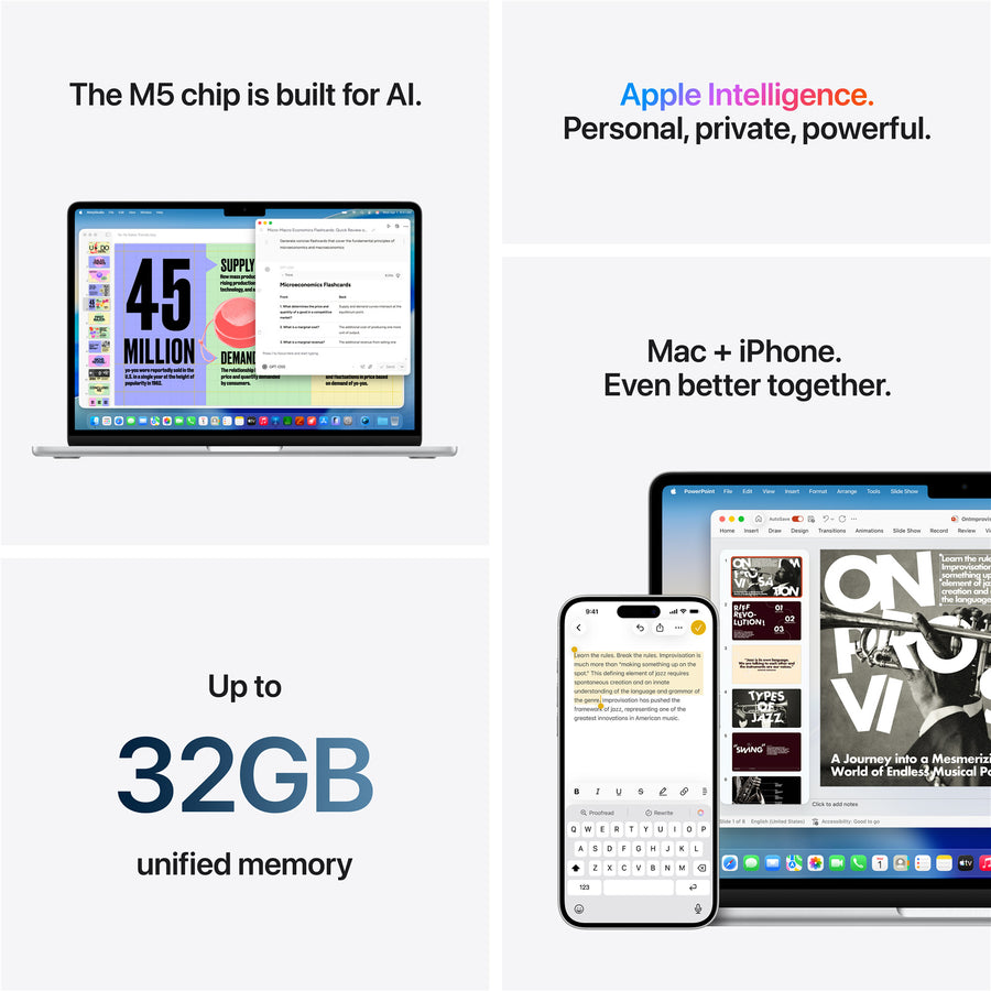 Apple MDH84X/A - MBA 13.6 (M5) SLV/10C GPU/16GB/1TB