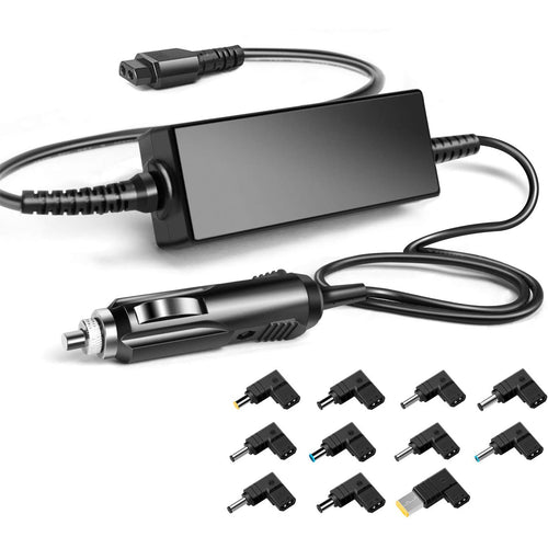 KFD 100W Universal Laptop Car Charger 12-24V 18.5V-20V Compatible with Asus, Acer, Lenovo, HP, Dell, Toshiba, Sony, Samsung 90W 65W Laptops