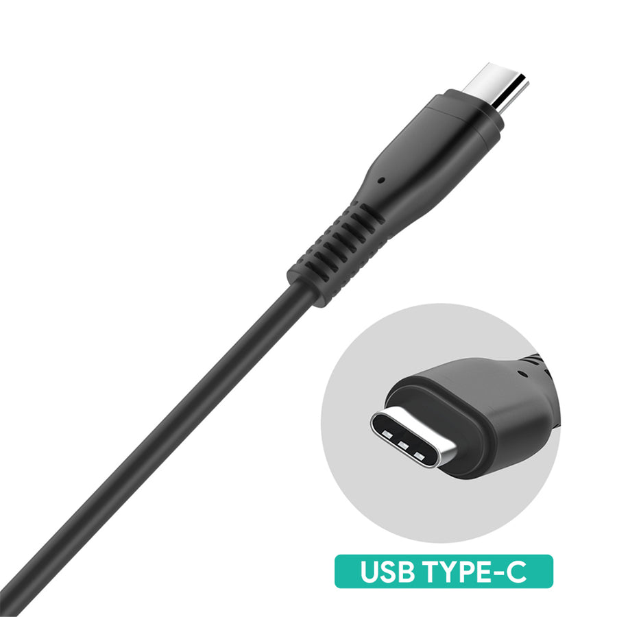 KFD 100W USB-C Laptop Power Adapter/PD Charger Compatible with MacBook Air/Pro, Asus, Acer, Lenovo, HP, Dell, Toshiba and Tablets - Black