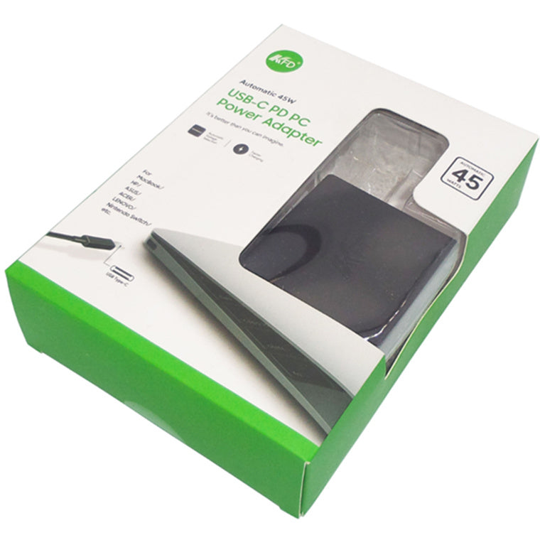 KFD 45W USB-C Laptop Power Adapter/PD Charger Compatible with Asus, Acer, Lenovo, HP, Dell, Toshiba
