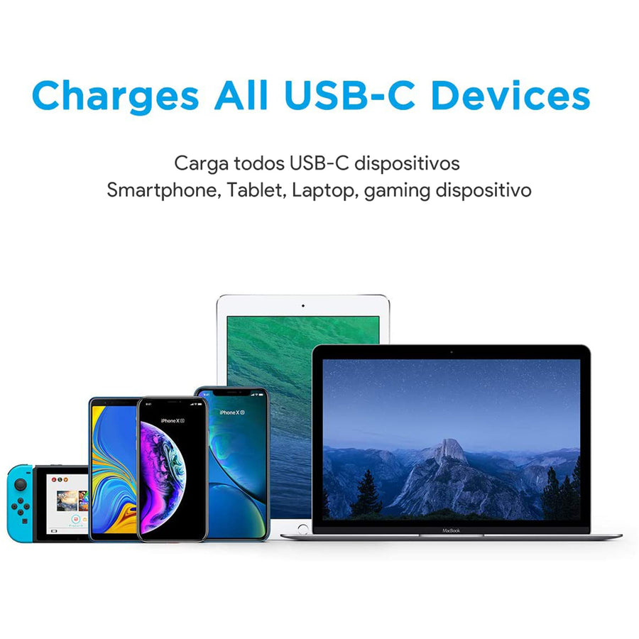 KFD 65W USB-C Laptop Power Adapter/PD Charger Compatible with Asus, Acer, Lenovo, HP, Dell, Toshiba