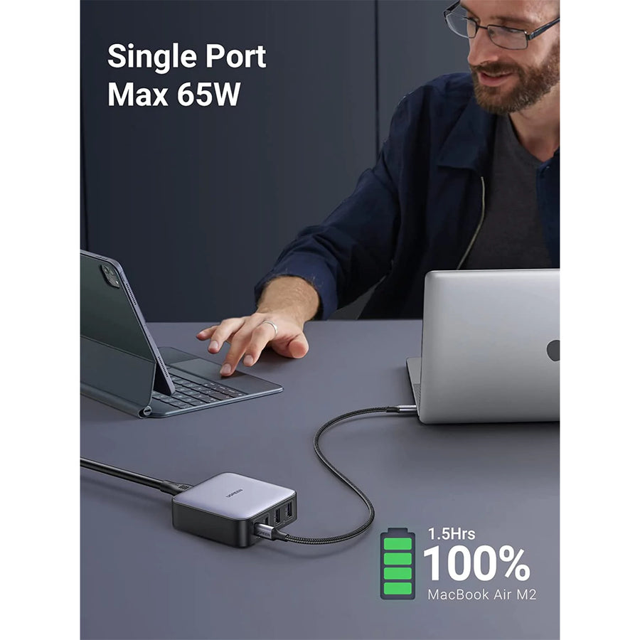 UG-15611 - Ugreen 2*USB-A+2*USB-C 65W Desktop Fast Charger