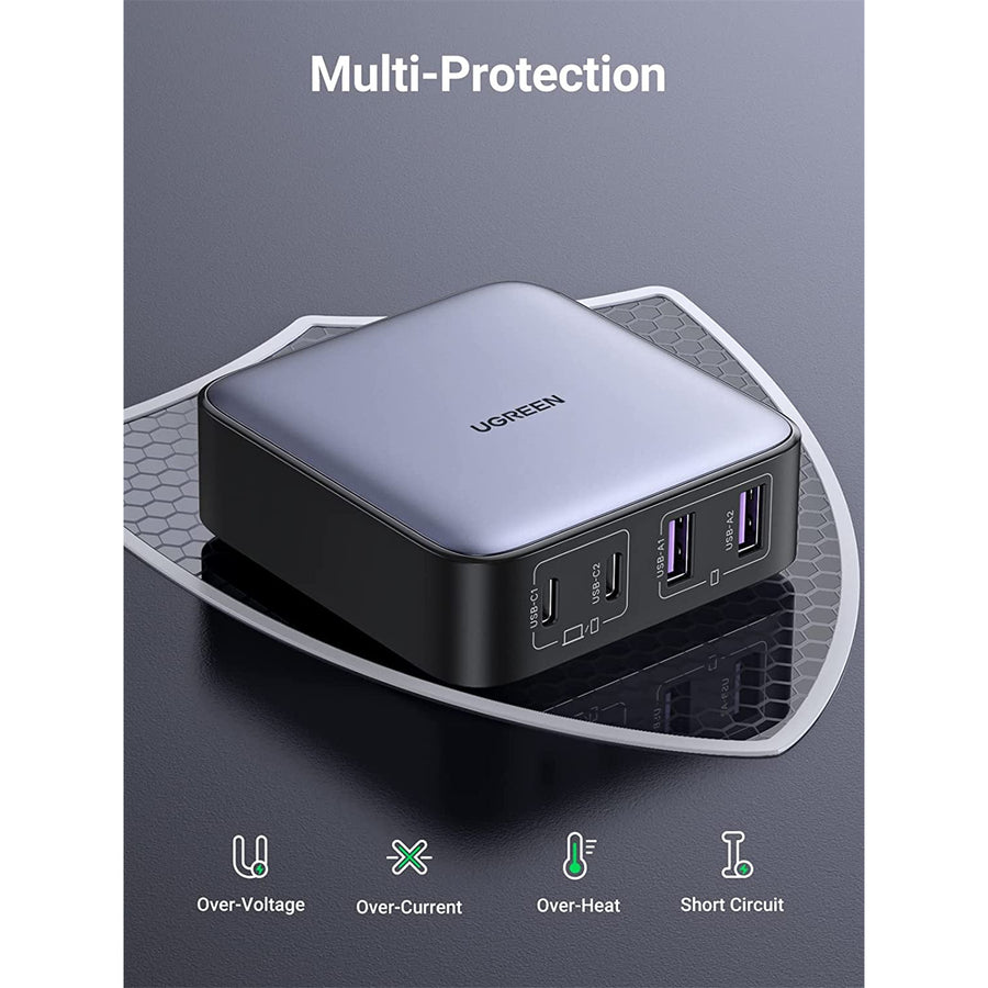 UG-15611 - Ugreen 2*USB-A+2*USB-C 65W Desktop Fast Charger