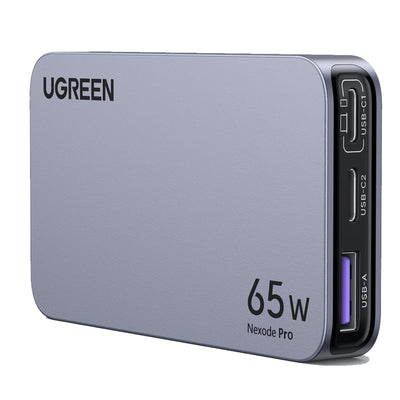 UG-65002 - UGREEN Nexode Pro 65W 3-Port GaN Ultra-Slim Universal Travel adaptor Fast Charger