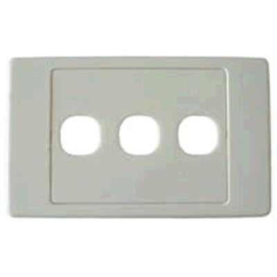 FP-3PV2 - Triple Port RJ45 Face Plates AMDEX style