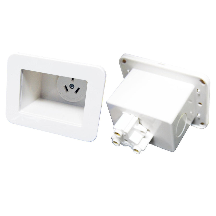 DYNAMIX AV-RPS01 - Recessed Single Power Outlet