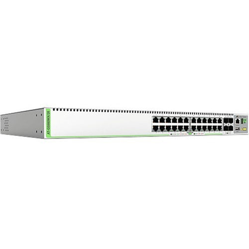 Allied Telesis AT-GS980MX/28-40 - AT-GS980MX/28-40 24-port 10/100/1000-T stackable L3 switch- 4x SFP+ ports- a single fixed power supply  Hardware