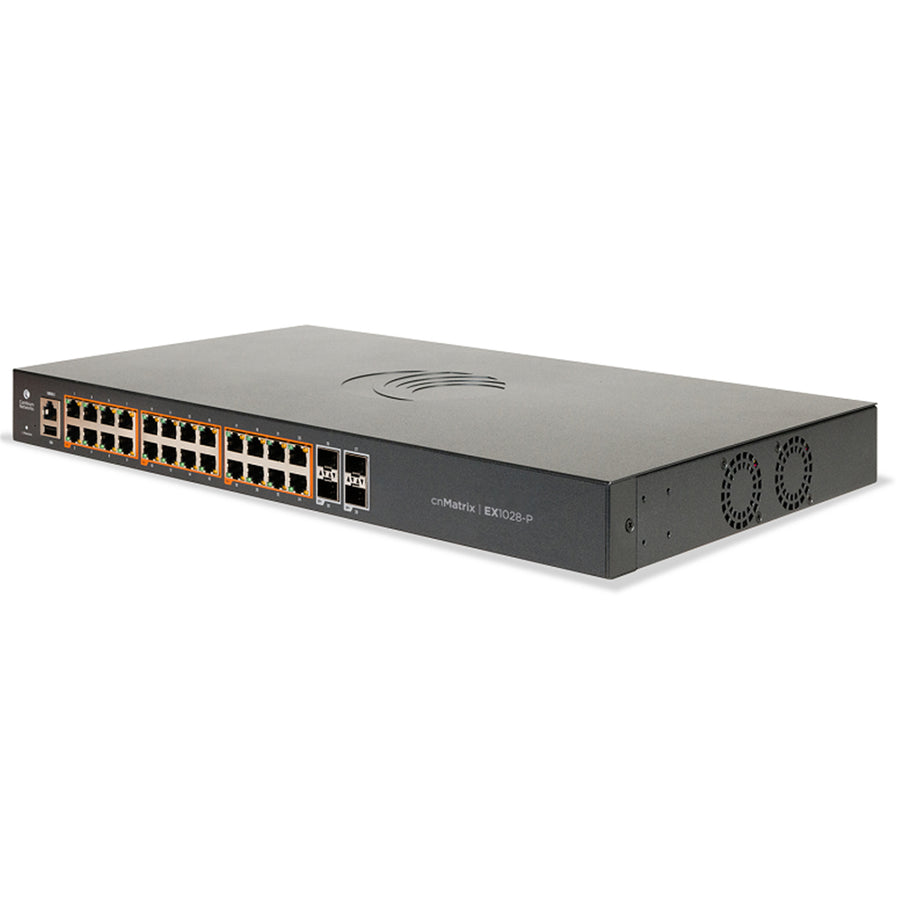 Cambium Networks EX1028-P - Cambium cnMatrix EX1028-P Intelligent Ethernet PoE+ Switch with 24x 1GE PoE+ & 4x SFP Ports