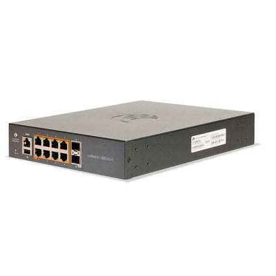 Cambium Networks EX1010-P - Cambium cnMatrix EX1010-P Intelligent PoE+ Ethernet Switch with 8x 1GE & 2x SFP ports