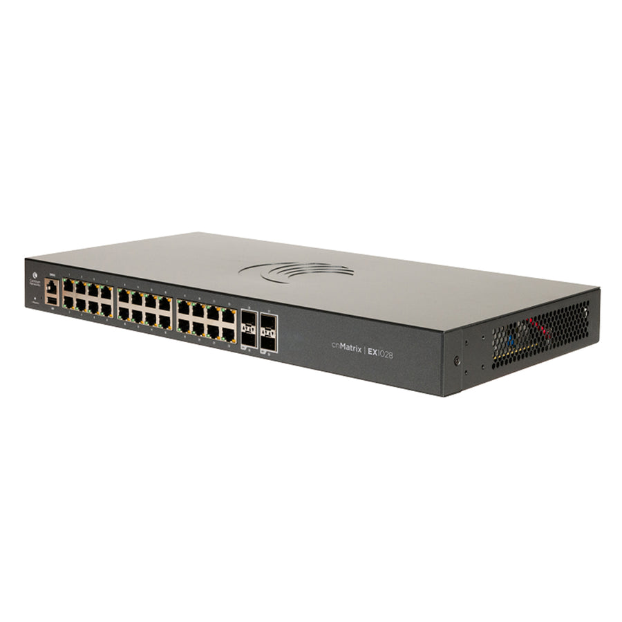 Cambium Networks EX1028 - Cambium cnMatrix EX1028 Intelligent Ethernet Switch with 24 x 1G Ethernet & 4 x SFP Ports