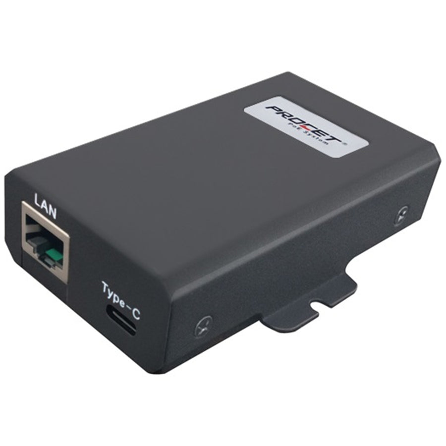 Procet Gigabit 802.3af/at PoE to TYPE-C USB 25Watt Power Converter