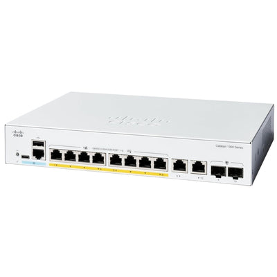 Cisco Catalyst 1300 8 port GE PoE Ext PS 2x1G Combo