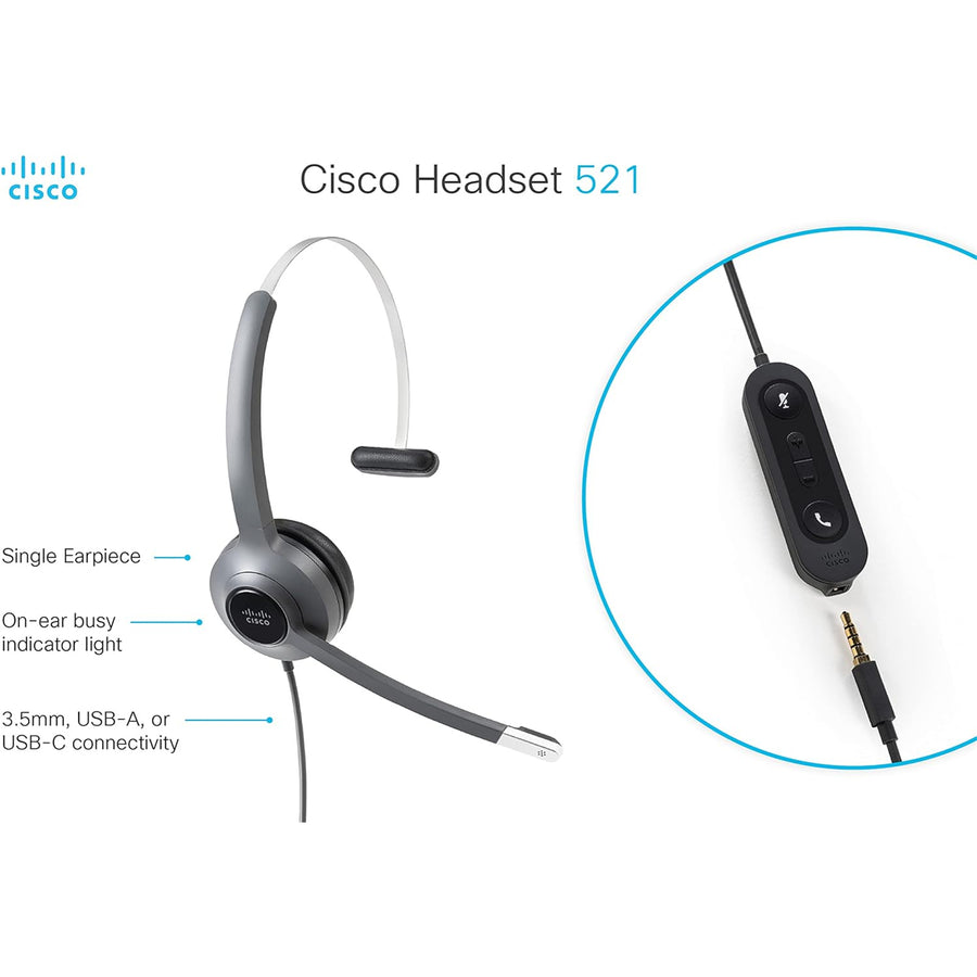 Cisco CP-HS-W-521-USB=