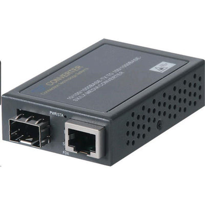 CTS MCT-3002SFPDR - Kompakter Gigabit SFP Medienkonverter. RJ45 zu SFP Steckplatz. Gigabit 10/100/1000Base RJ45