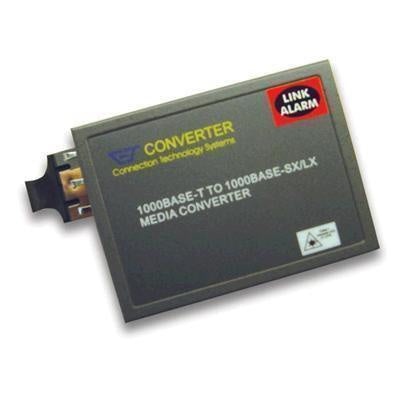 CTS LAN-3002BTFC - Gigabit RJ45 to SC Multimode Fibre Media Converter. 10/100/1000Base-TX RJ45 to